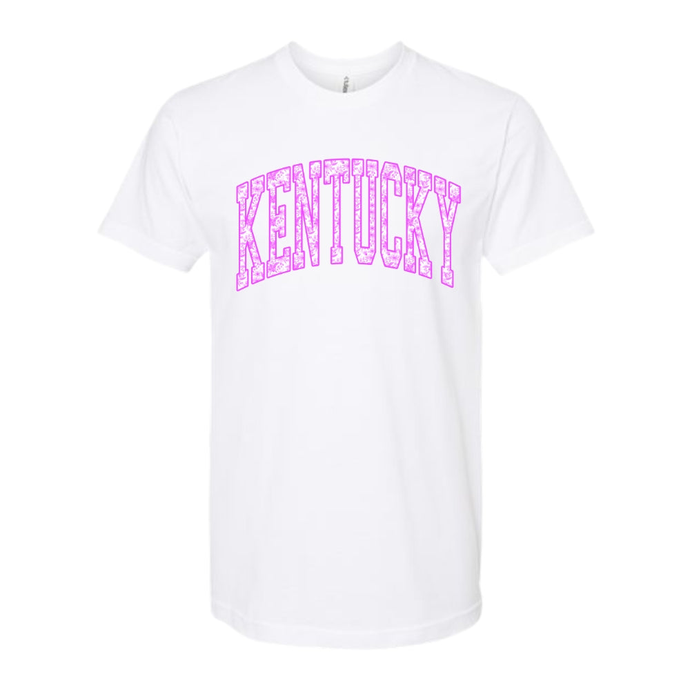 Kentucky Floral Filled T-Shirt