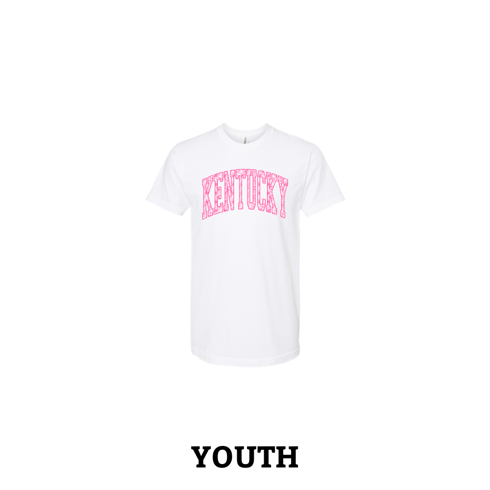 Kentucky Floral Filled Youth T-Shirt