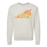 KY Fall Floral State and Bows Crewneck