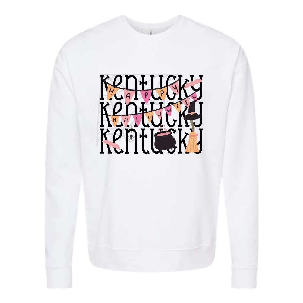 Kentucky Repeat Happy Halloween Crewneck