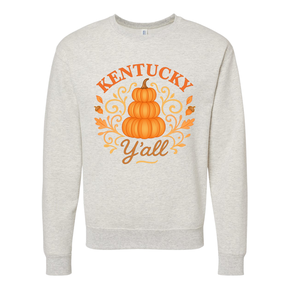 Fall Kentucky Y'all Pumpkins Crewneck