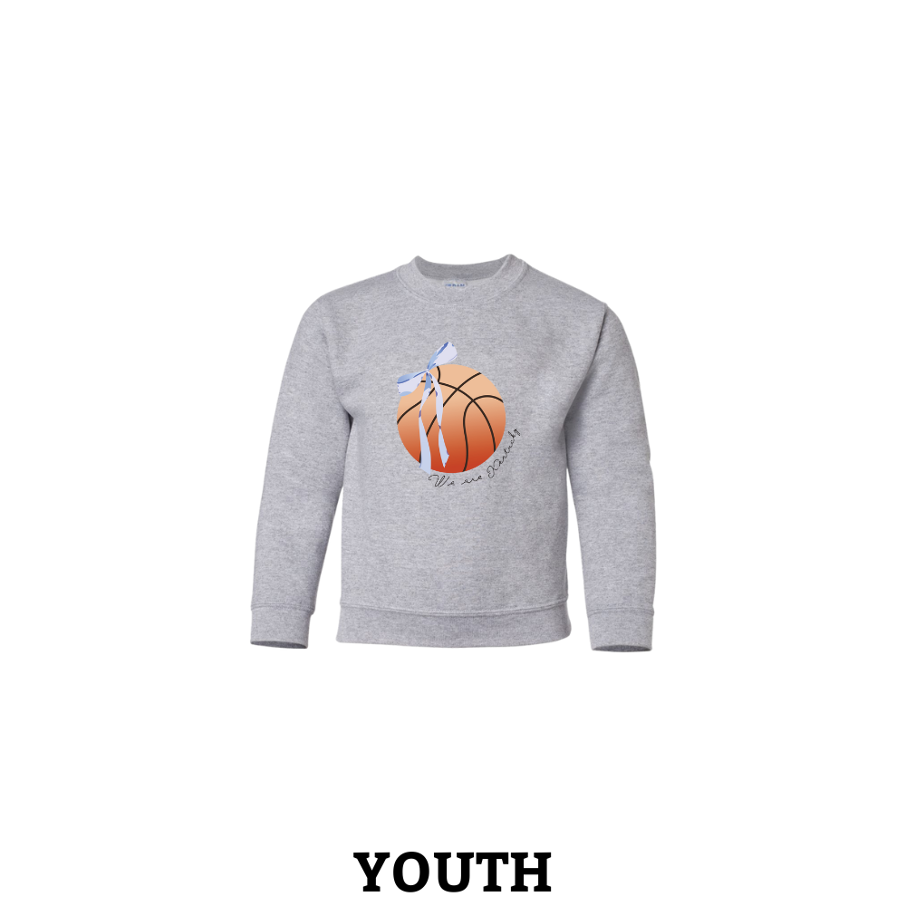 We Are Kentucky Basketball and Bow Youth Crewneck