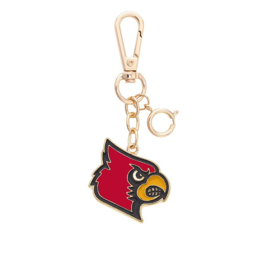 Louisville Cardinals Enamel Mascot Bag Charm