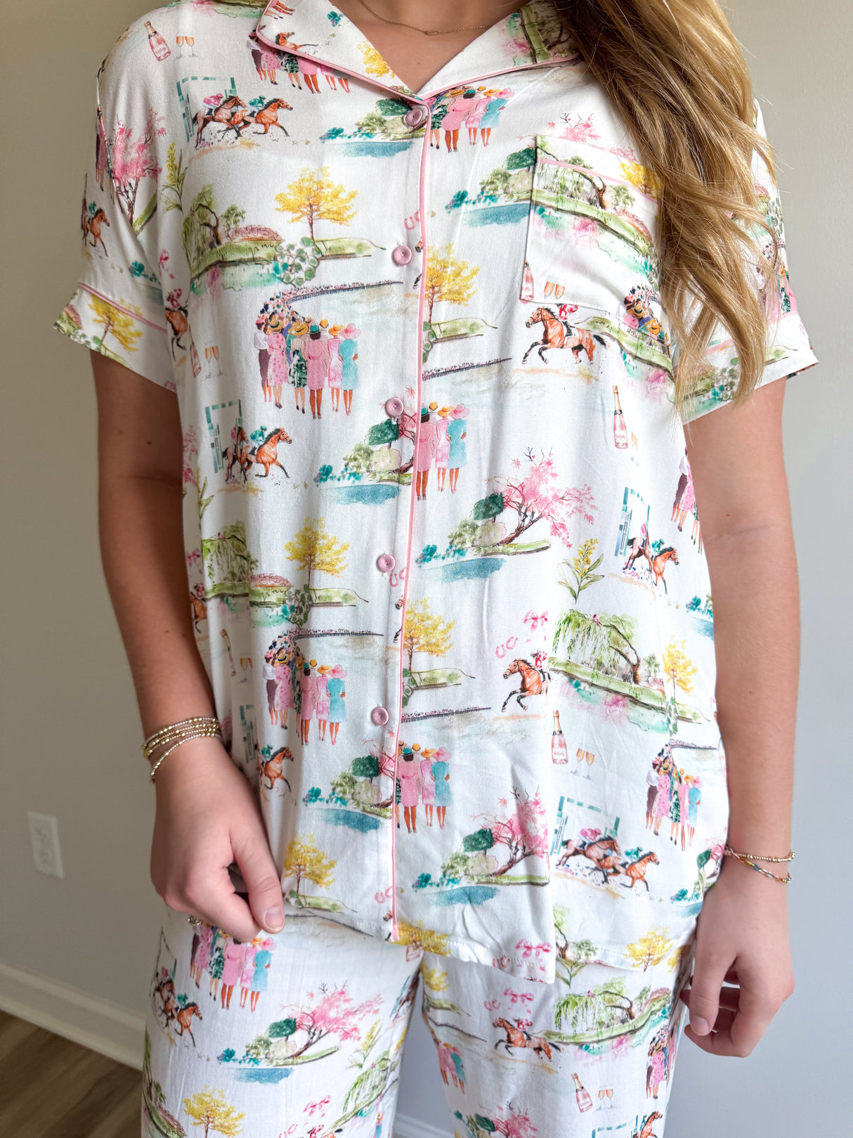 Day at the Races Pajama Set