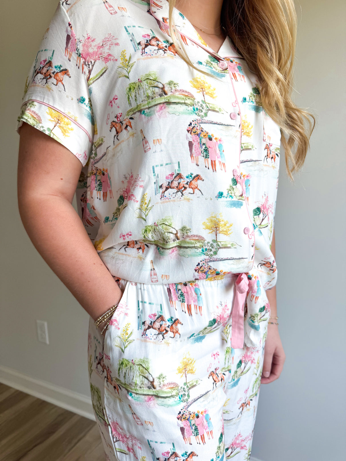 Day at the Races Pajama Set