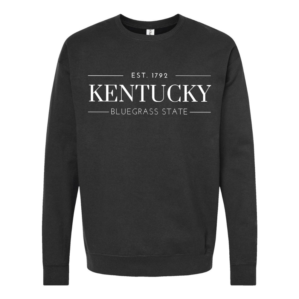 Kentucky Bluegrass State Est. 1792 Crewneck