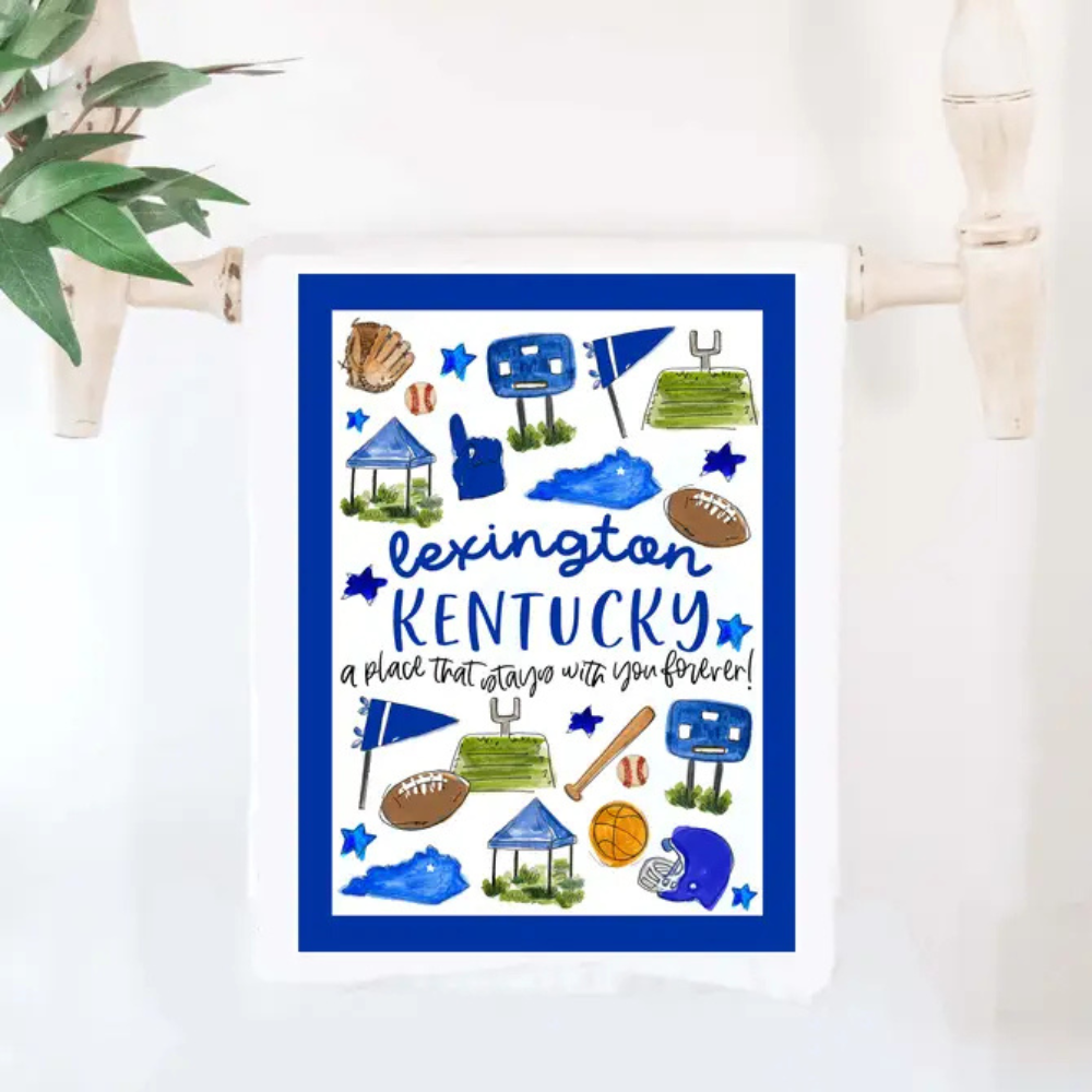 Lexington, KY Tea Towel