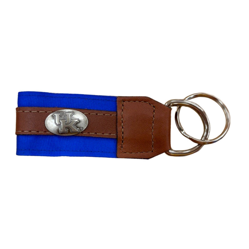 Royal Blue Grossgrain UK Keyfob