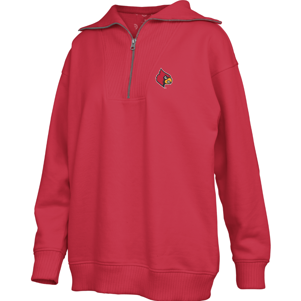 Louisville Cardinal Quarter Zip