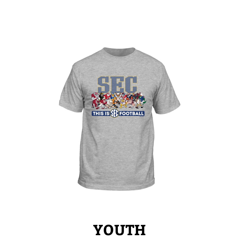 SEC Illustrations 16 Team Character Youth T-Shirt