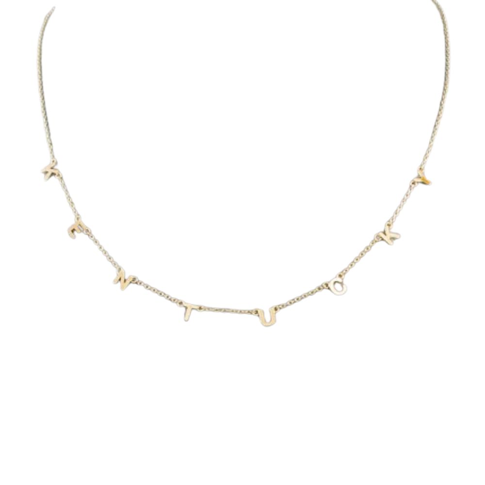 KY State Letter Necklace