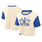 Nike Womens UK Big Blue Nation Colorblock Boxy T-Shirt