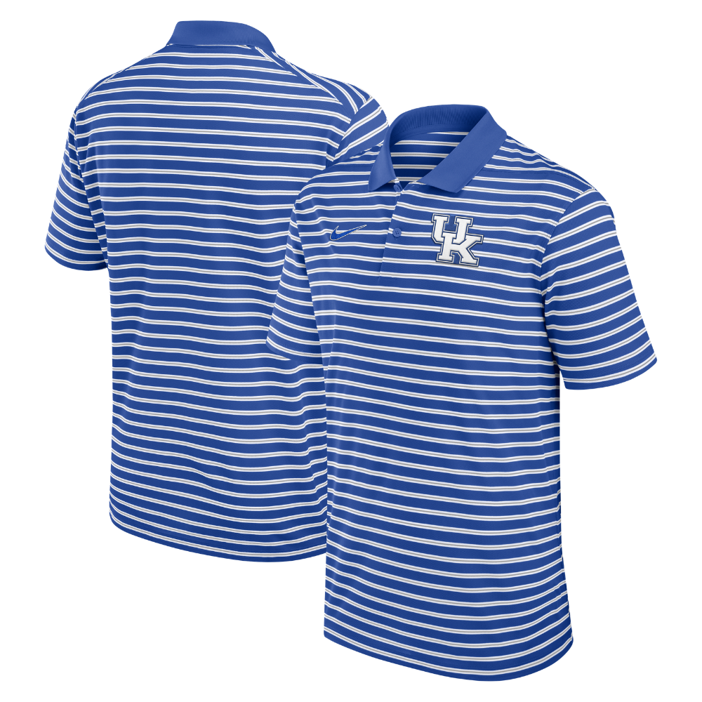 Nike Kentucky UK Interlock Solid Foundation Stripe Polo