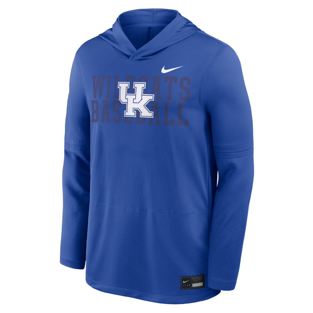 Nike UK Wildcats Baseball Hooded Long Sleeve