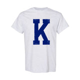 Distressed K T-Shirt