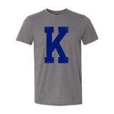 Distressed K T-Shirt