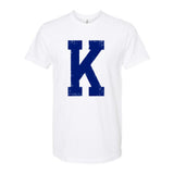 Distressed K T-Shirt