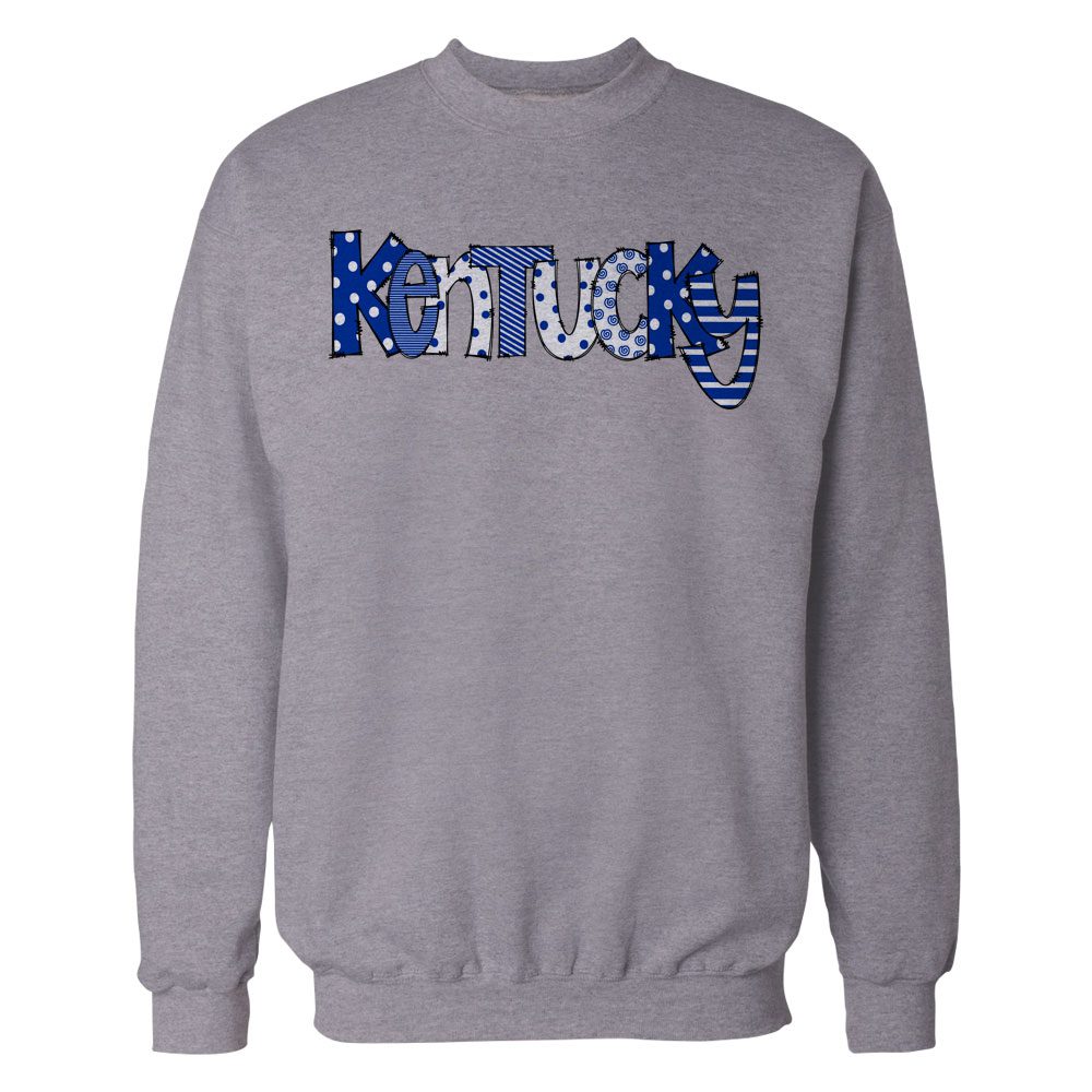 Patterned Kentucky Crew Fleece