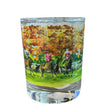 Fall Racing Rocks Glass