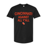 Camiseta Cincinnati Against Y'all