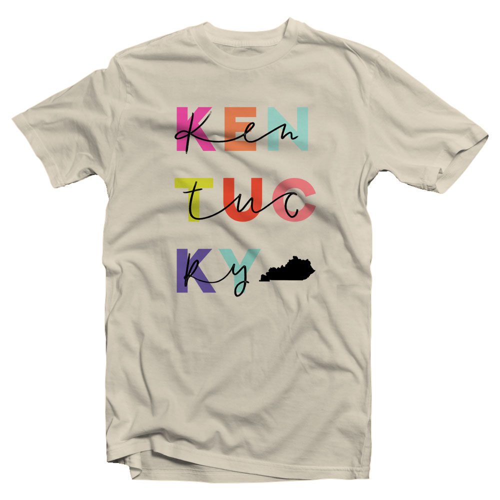 Multi Color Kentucky Stack Tee