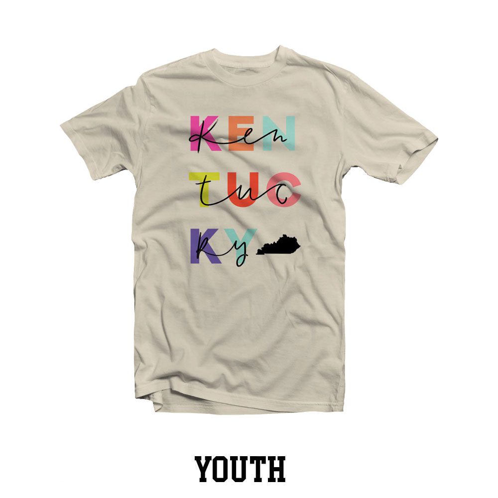 Youth Multi Color KY Stack Tee