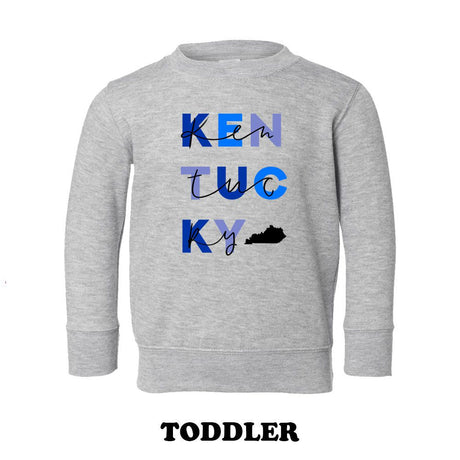 KY Blue Hues Toddler Crewneck