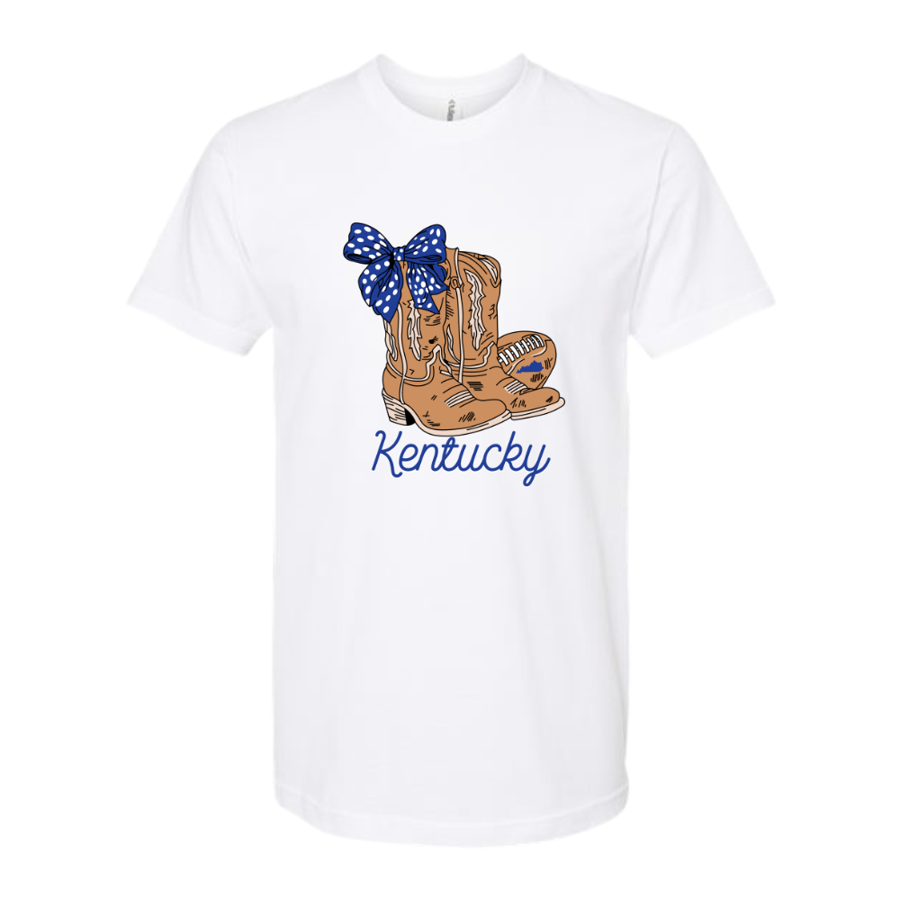 Kentucky Football, Boots, and Bows T-Shirt