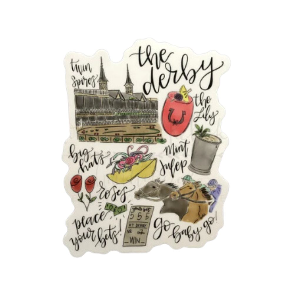 KY Derby Collage Sticker