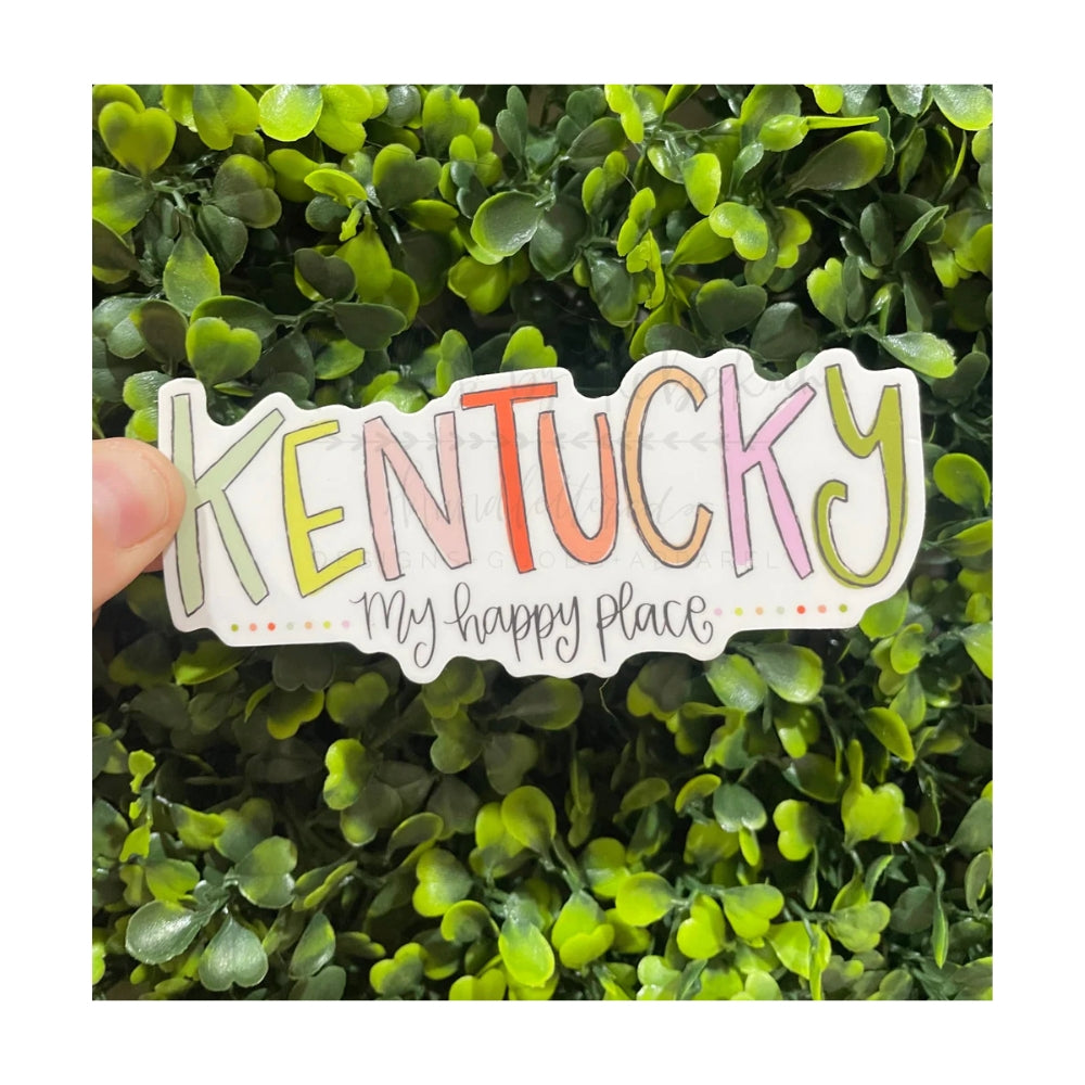 Kentucky My Happy Place Sticker