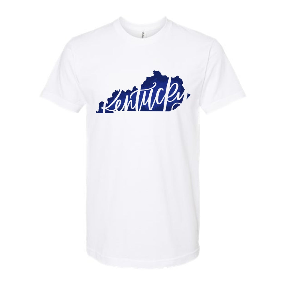 Kentucky Script in State T-Shirt