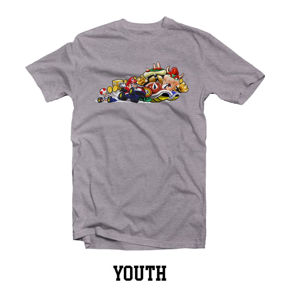 Super KY Kart Grey Youth Tee