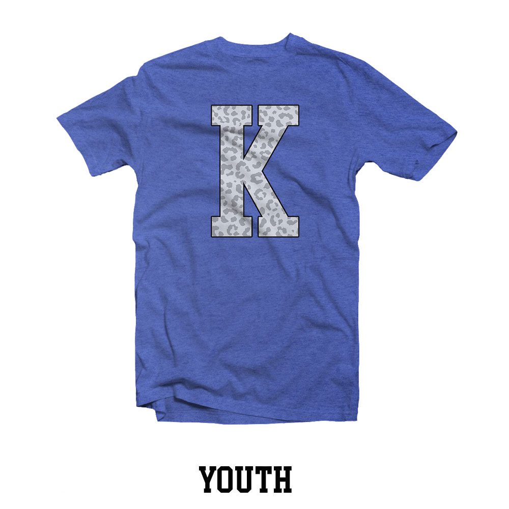 Cheetah Varsity K Youth Tee