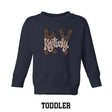 KY Pink Leopard Toddler Crew