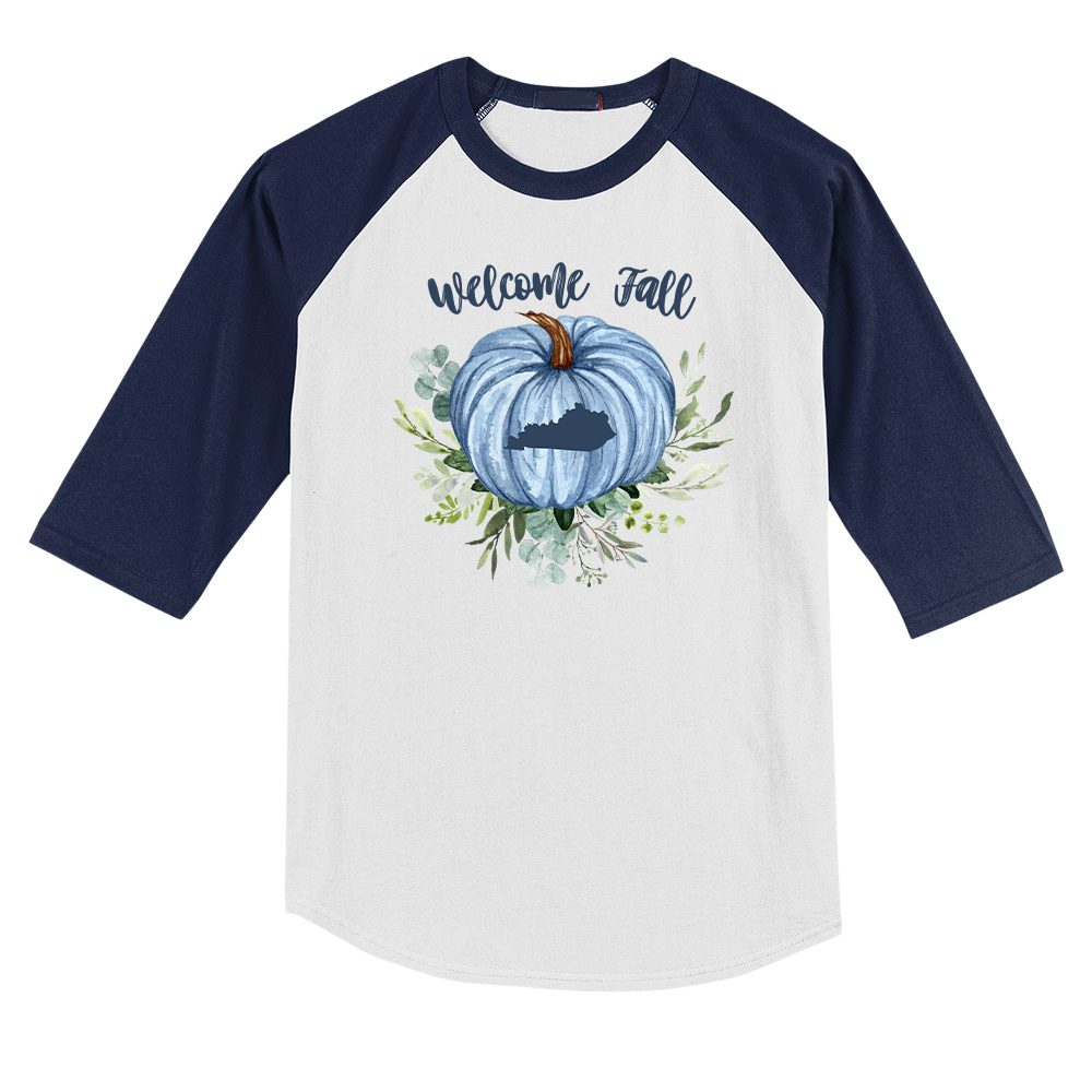 KY Welcome Fall Pumpkin Raglan