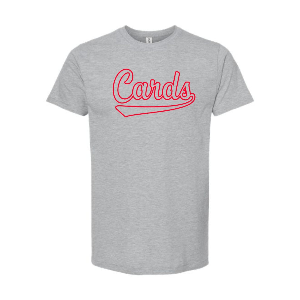 Louisville CARDS Outline Short Sleeve T-Shirt