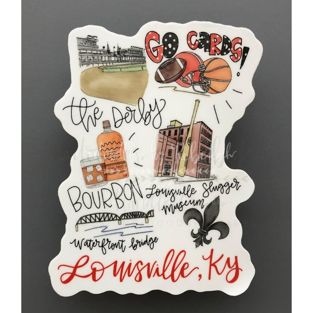 Louisville Around the Town Sticker