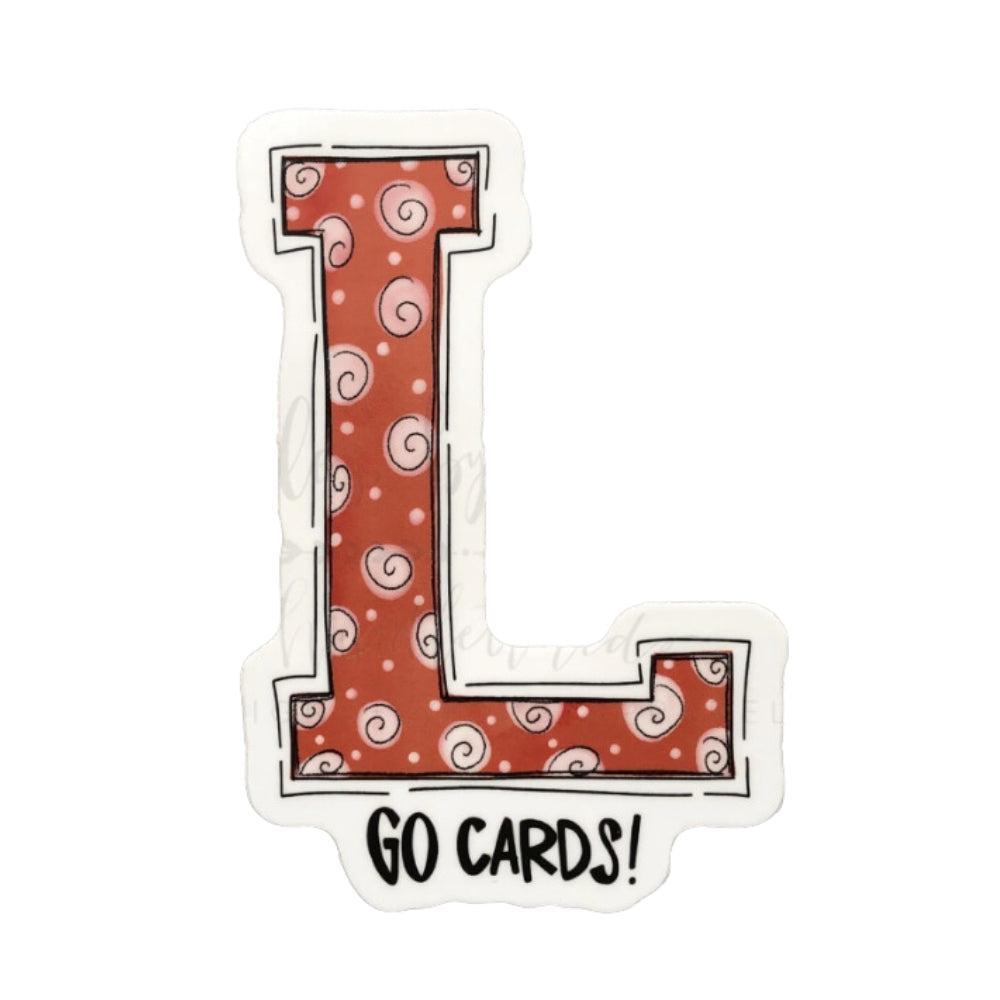 Louisille L Go Cards Sticker