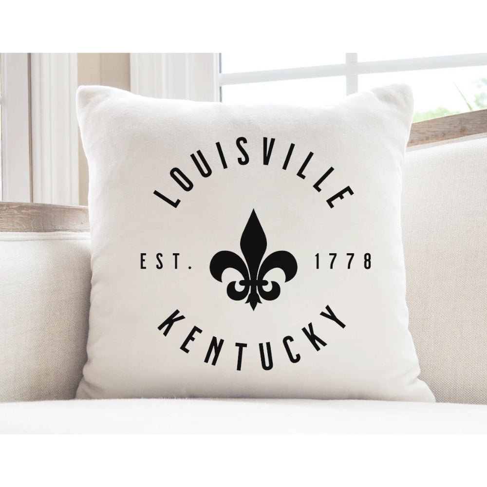 Louisville, Kentucky Est. Pillow