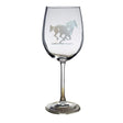 1-106650 _ Running Horse Stemmed Wine