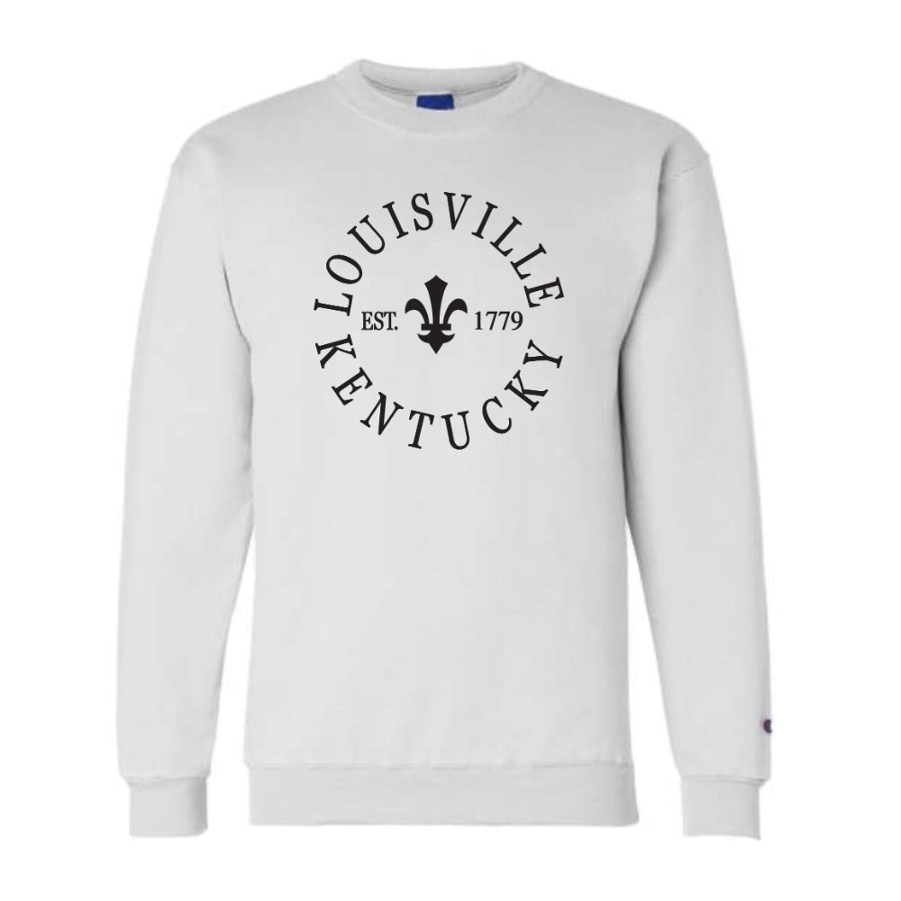 Louisville Kentucky Fleur De Lis Crewneck