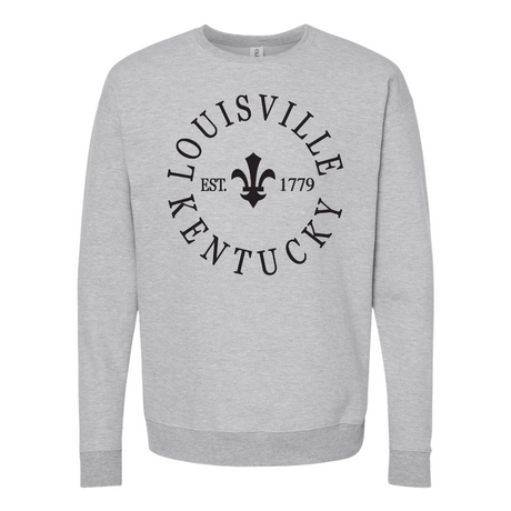 Louisville Kentucky Fleur De Lis Crewneck