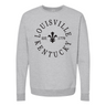 Louisville Kentucky Fleur De Lis Crewneck