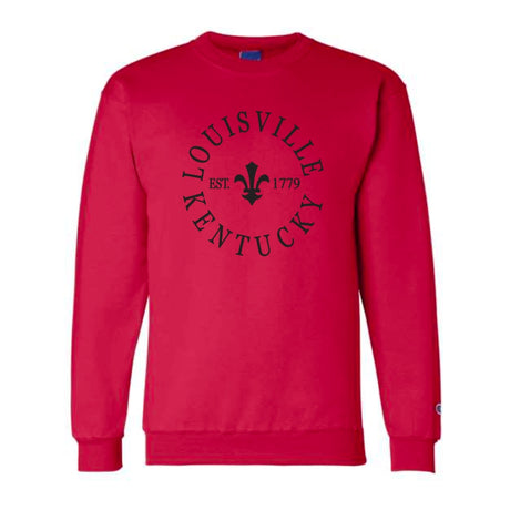 Louisville Kentucky Fleur De Lis Crewneck