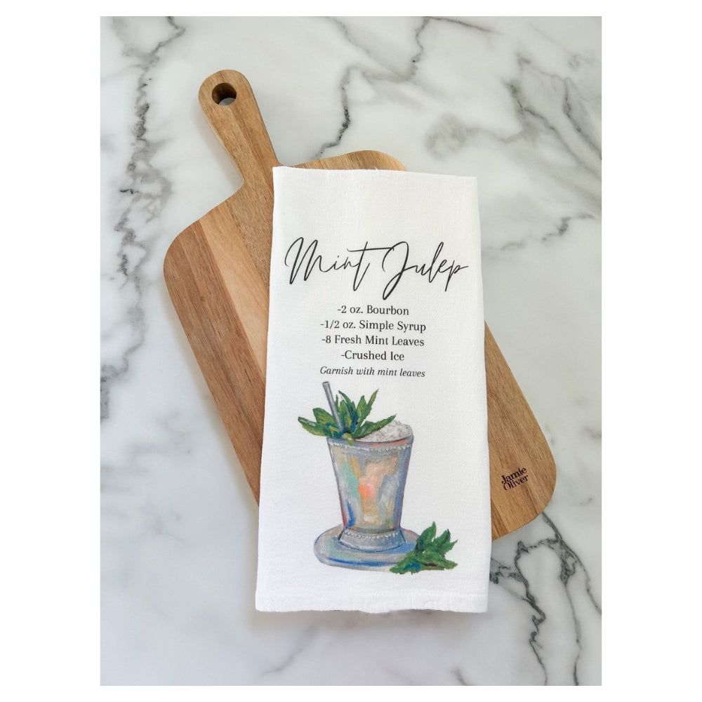 Mint Julep Tea Towel