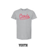 Cards Script Outline Youth T-Shirt