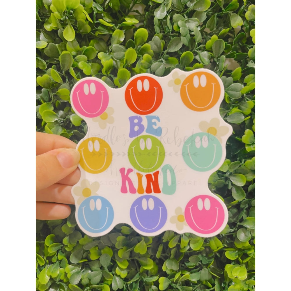 Be Kind Smiley Sticker