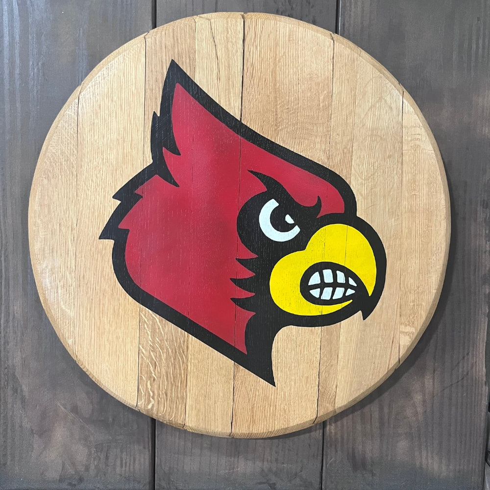 Louisville Cardinals Barrel Head