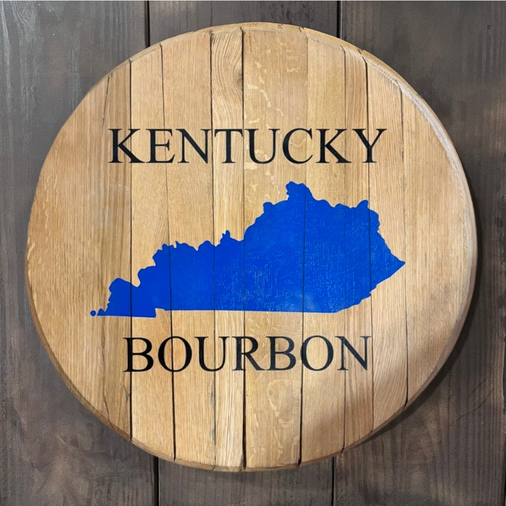 Kentucky Branded Bourbon Barrel Head - Thumbnail 2