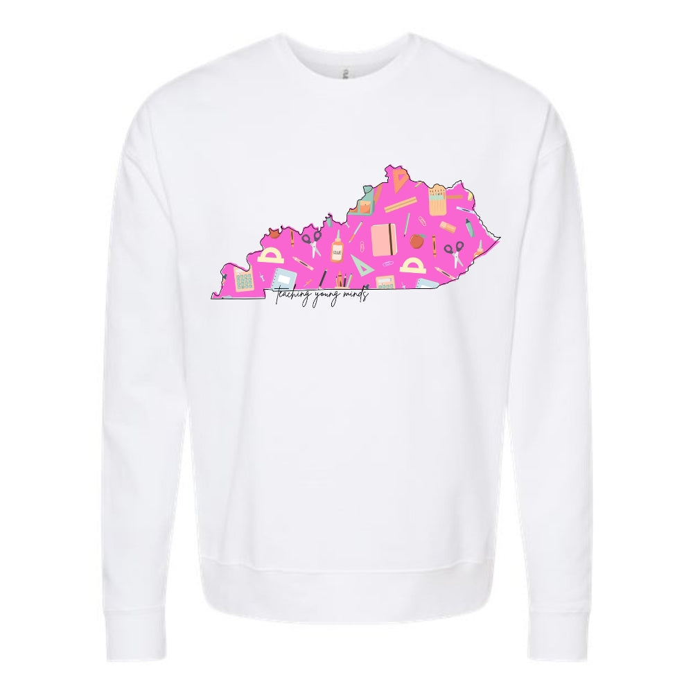 Kentucky Teaching Young Minds Crewneck